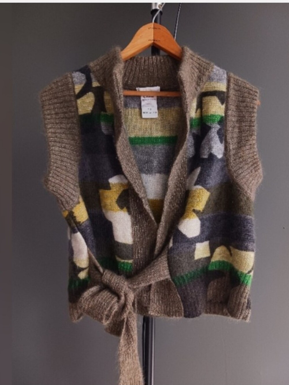 CHLOE Mohair/ Wool  Vest Cardigan Size TS/ XS/